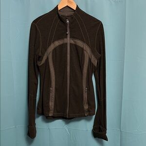 lululemon athletica Grey Full-Zip Cardigan Vintage